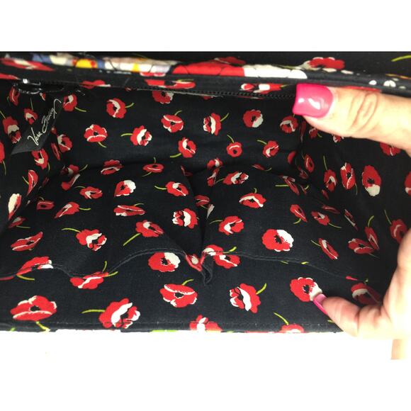 Vera Bradley Floral Mini-Briefcase Crossbody Handbag - Picture 9 of 11